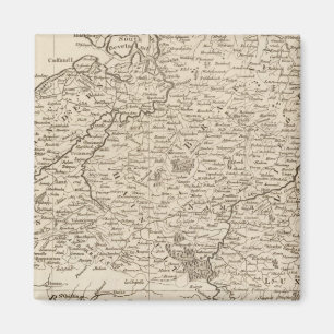 Austrian French and Dutch Netherlands Magnet