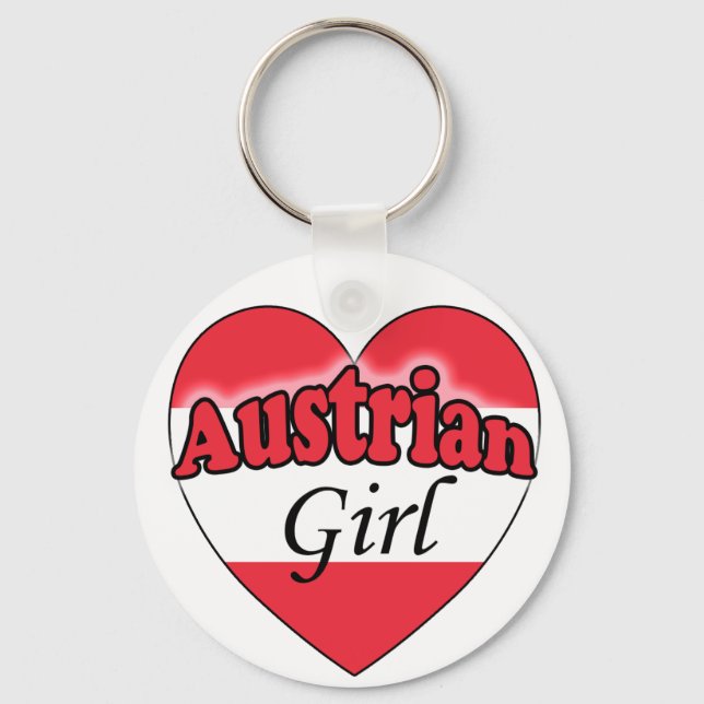 Austrian Girl Keychain (Front)