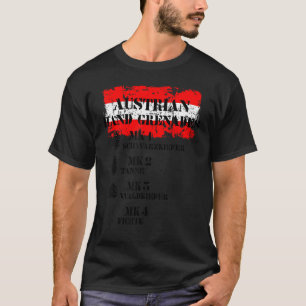 Austrian hand grenades - fir forest pine and spruc T-Shirt