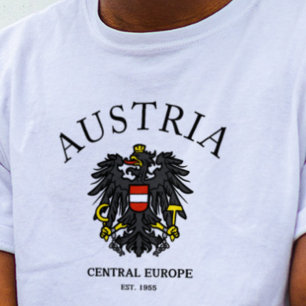 Austrian Heritage with the Austria Flag T-Shirt