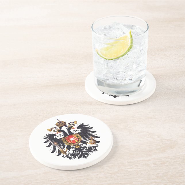 Austrian Hungary Empire coat of arms Coaster (Side)