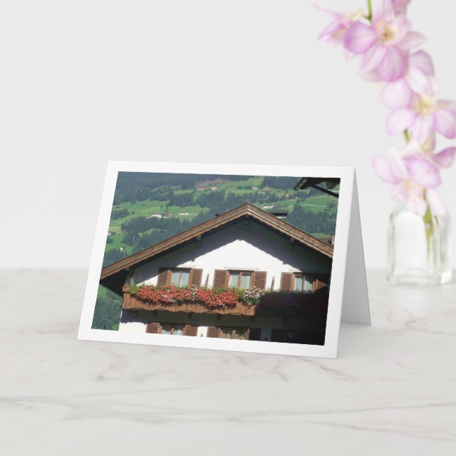 Austrian Rooftop Card (Orchid)