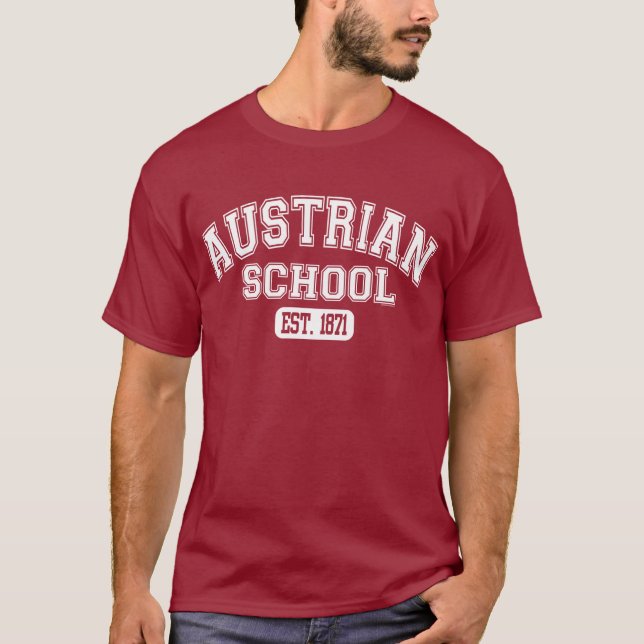 Austrian School Est. 1871 T-Shirt (Front)