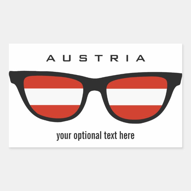 Austrian Shades custom stickers (Front)