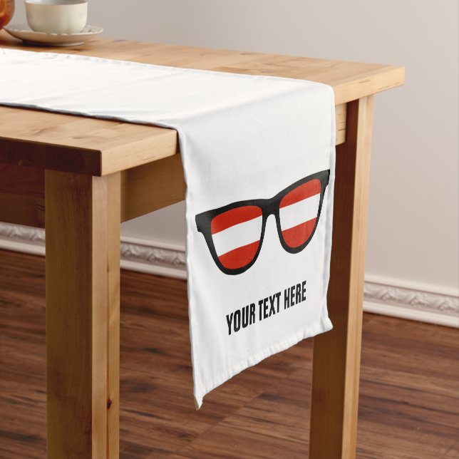 Austrian Shades custom table runners (In Situ)