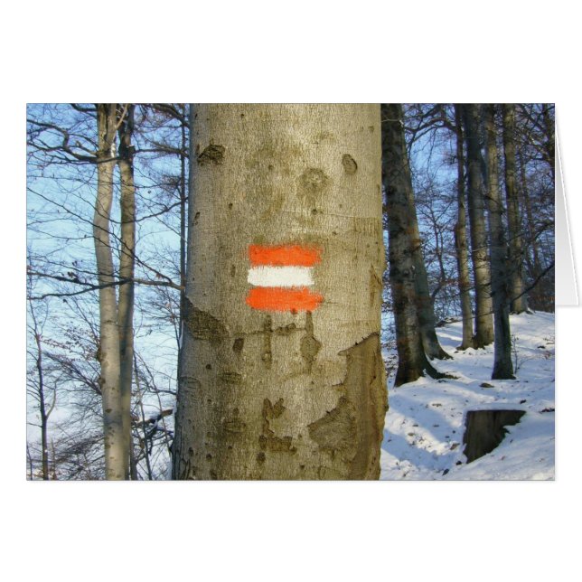 austrian tree flag (Front Horizontal)