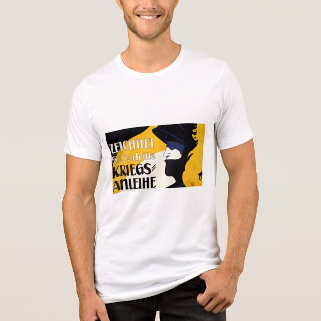 Austrian War Bond Poster Tri-Blend Shirt (Front)