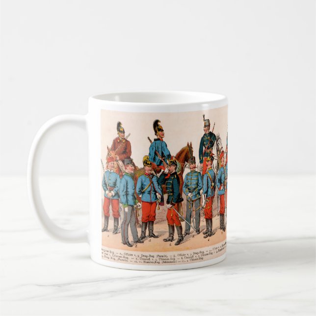 Austro-Hungarian uniforms Coffee Mug (Left)