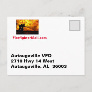 Autaugaville VFD Postcard