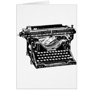 Auteur de machine à écrire de sous-bois