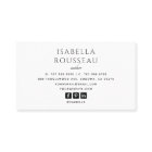 Auteur de photos moderne Carte de visite