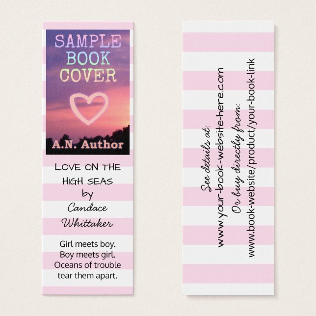 Auteur Romance Promotion Signet Stripes (Devant & derrière)