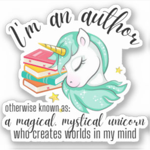 Auteur Unicorn Sticker