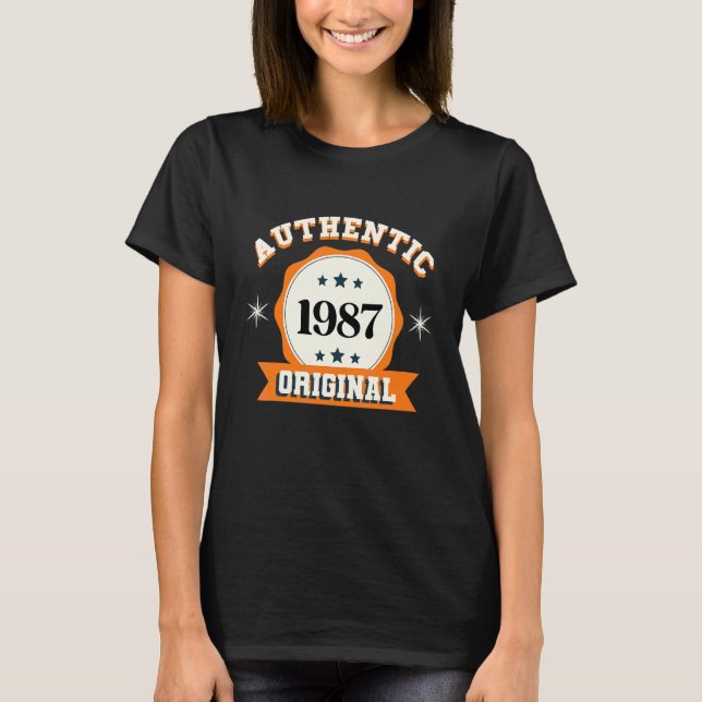 Authentic 1987 orginal T-Shirt (Front)