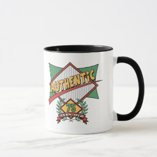 Authentic 75th Birthday Gifts Mug