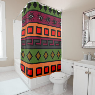 authentic African coloured pattern