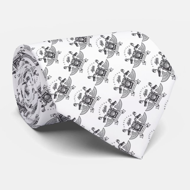 Authentic American Bikers Tie (Rolled)