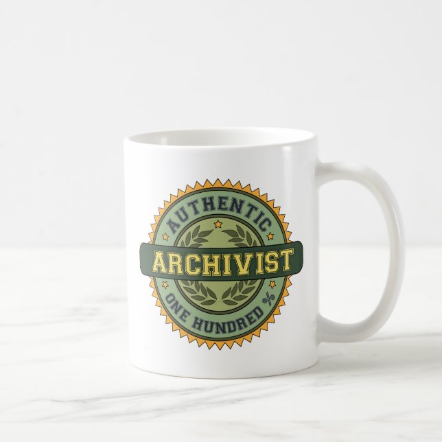 Authentic Archivist Coffee Mug (Right)