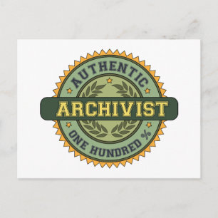 Authentic Archivist Postcard
