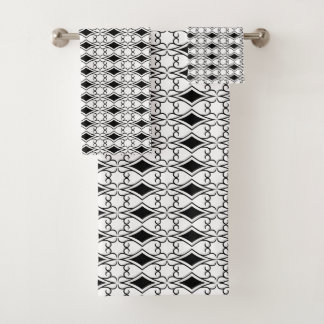Authentic Art Deco 1920's Style Bath Towel Set