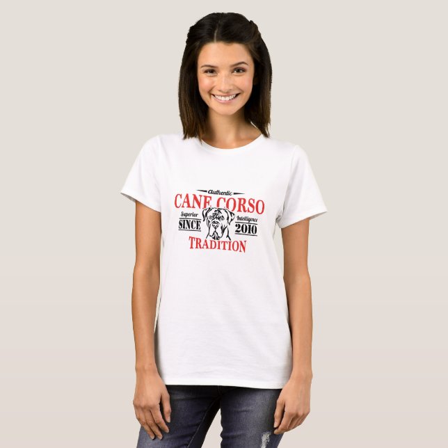 Authentic Cane Corso Tradition T-Shirt (Front Full)