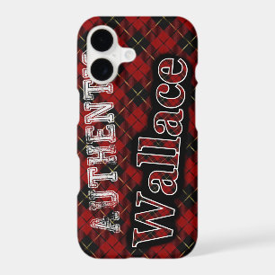 Authentic Clan Wallace Scottish Tartan Design Case