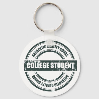 Authentic College Student Keychain