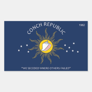 Authentic Conch Republic AVOID FAKES Sticker