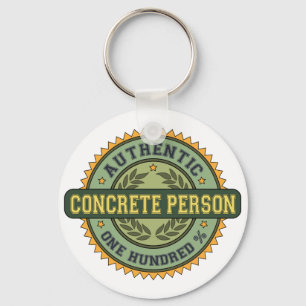 Authentic Concrete Person Keychain