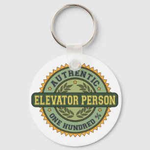 Authentic Elevator Person Keychain