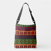 Authentic ethnic African tribal colourful pattern