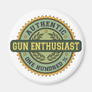 Authentic Gun Enthusiast Magnet