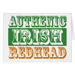 Authentic Irish Redhead