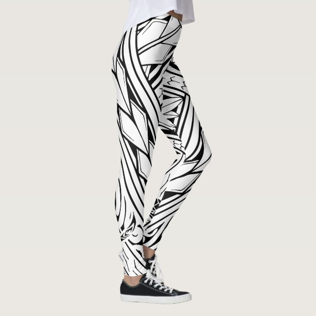 Authentic IslandTAT Leggings tribaux polynésiens (Droite)