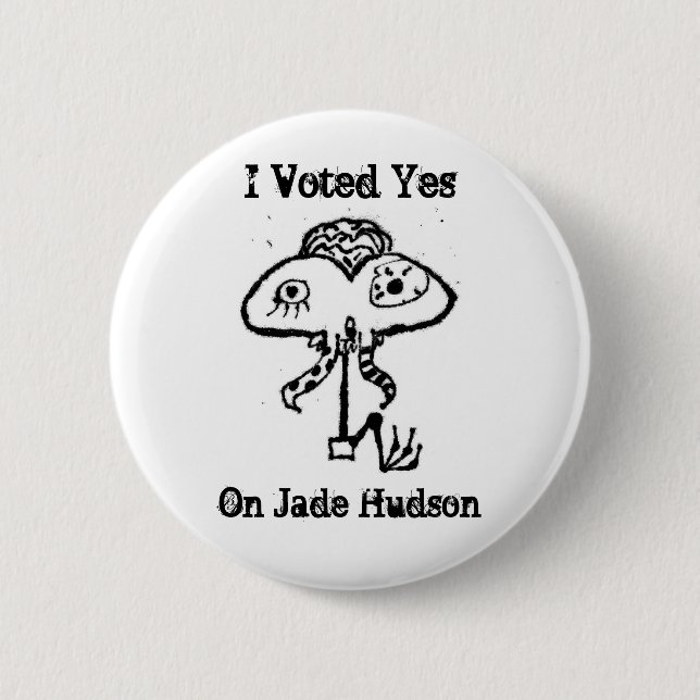 Authentic Jade Hudson Button (Front)