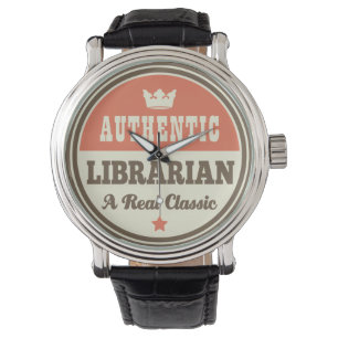 Authentic Librarian (Funny) Gift Watch