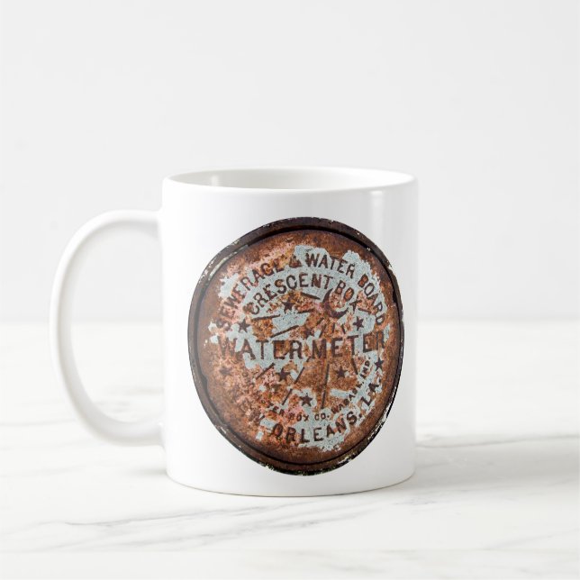 Authentic New Orleans Water Metre Cover Mug (Left)
