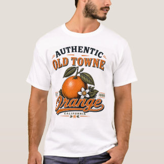 Authentic Old Towne Orange print T-Shirt