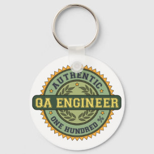 Authentic QA Engineer Keychain