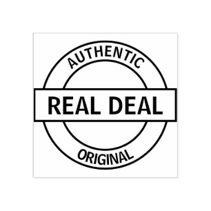 Authentic, real deal, original rubber stamp