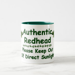 Authentic Redhead Two-Tone Coffee Mug