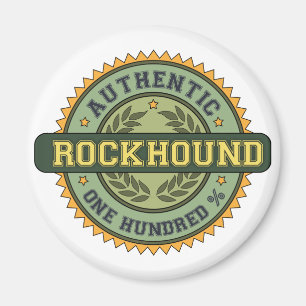Authentic Rockhound Magnet