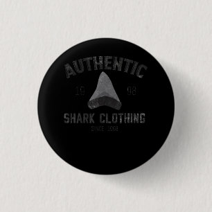 Authentic Shark Clothing Since 1998 - Shark Gifts 1 Inch Round Button