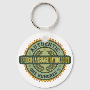 Authentic Speech-Language Pathologist Keychain