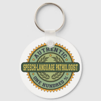 Authentic Speech-Language Pathologist Keychain