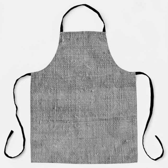 Authentic vintage hanmade fabric texture apron (Front)