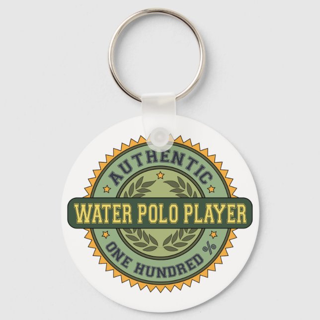 Authentic Water Polo Player Keychain (Front)
