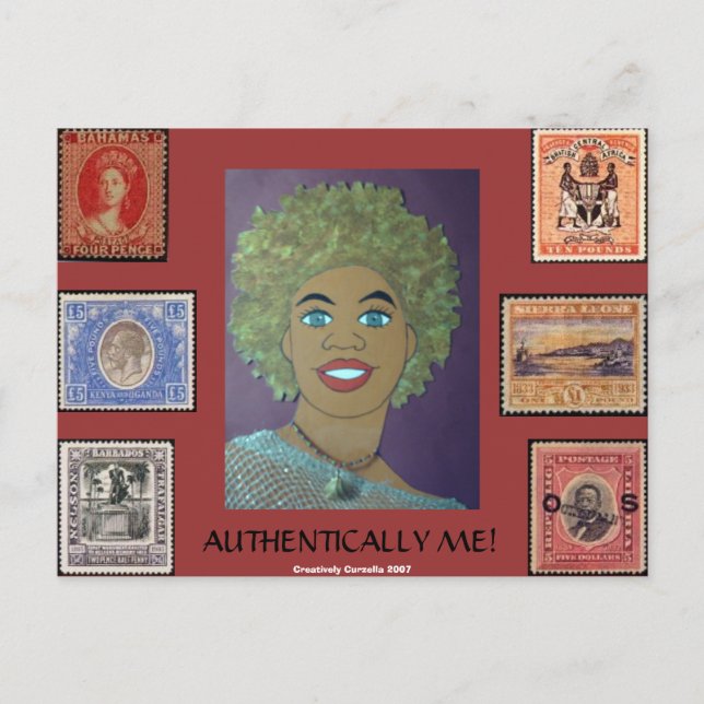Authentically Me- Postcard (Front)