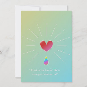Authenticity Attracts, Inspirational Greeting Card