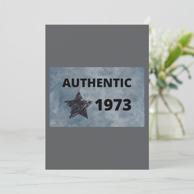 Authentique invitation de 1973 (Créateur téléchargé)
